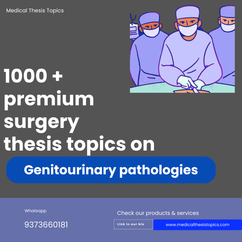 surgery thesis topics