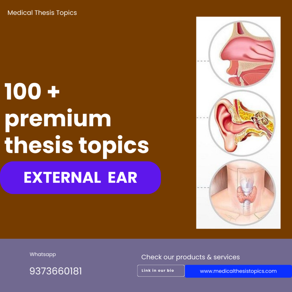 ent thesis topics