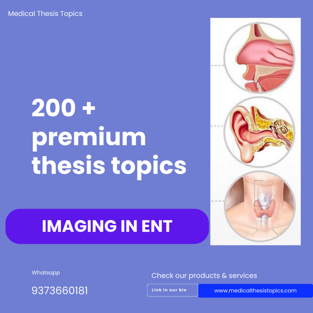 ent thesis topics