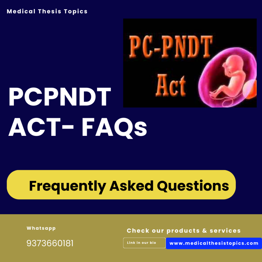 PCPNDT ACT