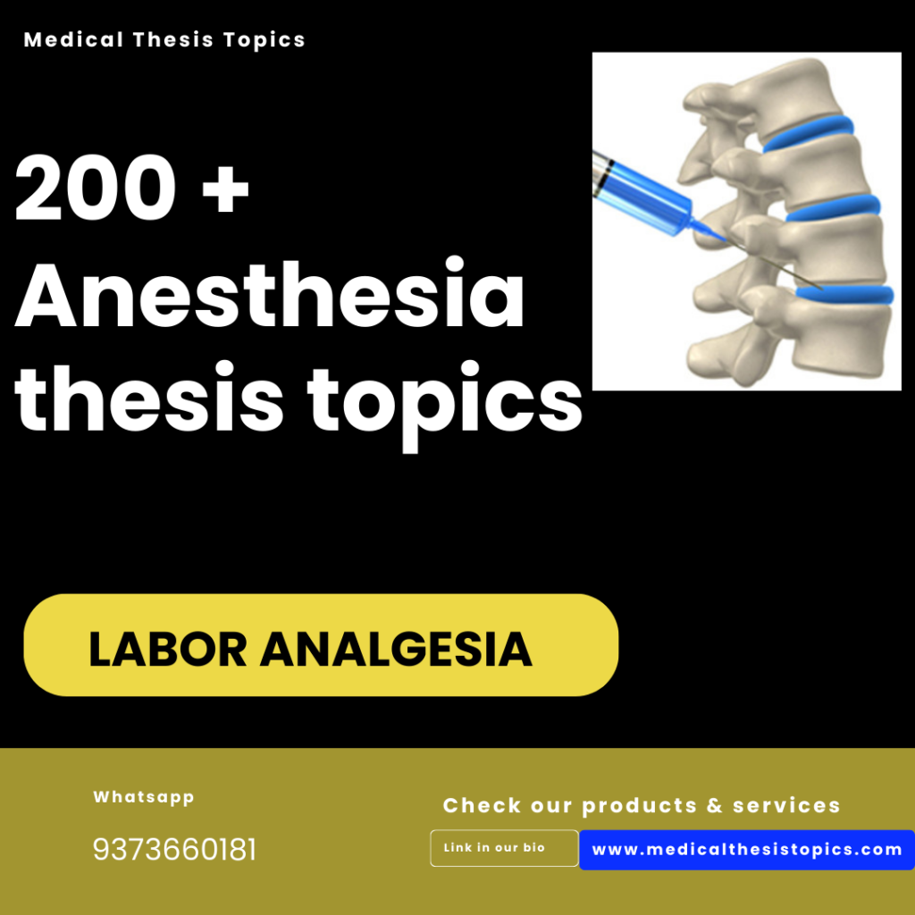 labor analgesia
