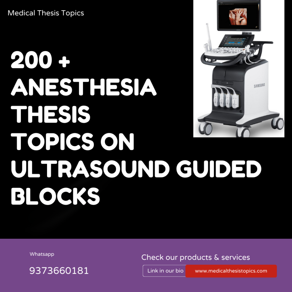 ultrasound guided anesthetic procedures