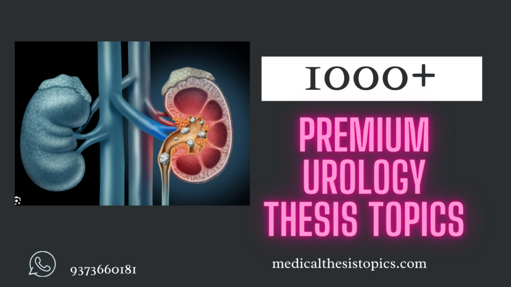 Urology Thesis Topics